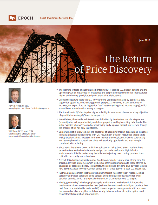The return of price discovery