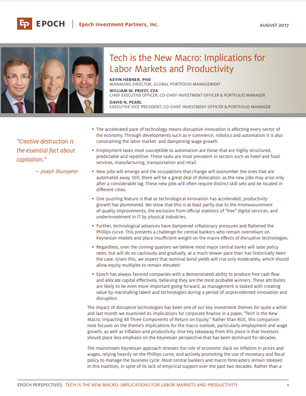 Tech is the new macro II: Implications for labour markets and productivity